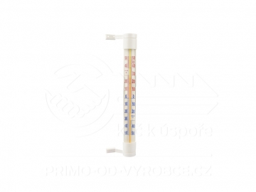 Teploměr 20cm - bílý Teploměr 20cm - bílý