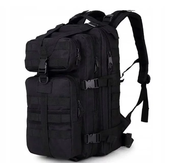 Zaparkorun Voděodolný survival batoh - turistický - 28 L - černý