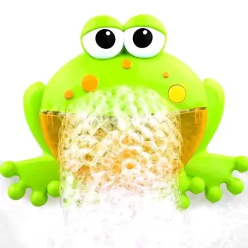 Žaba z milnimi mehurčki za kopel, zelena