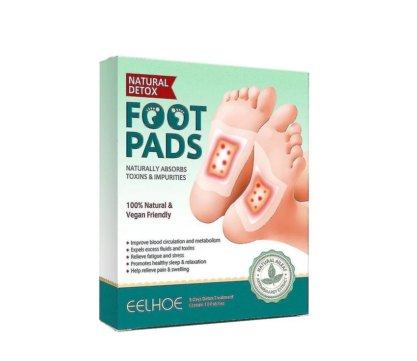 Přírodní detoxikační náplasti pro péči o nohy FOOT PADS - 10 ks