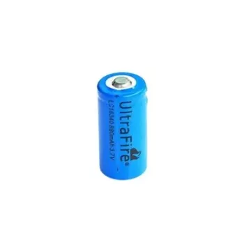 Baterie W 16340 (1400mAh, 3,7V, Li-ion) - 1 kus