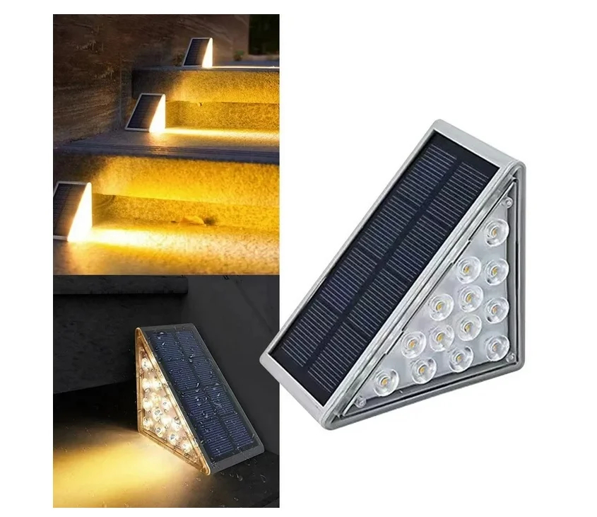 AFF Sada solárního schodišťové osvětlení - LED bílé světlo - 6ks