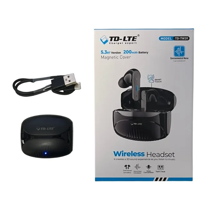 Bezdrátová sluchátka TD-LTE TD-TW39 - černá