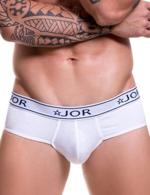 Pánské slipy Jor Life Brief Color White, Velikost oblečení S Pánské slipy Jor Life Brief Color White, Velikost oblečení S