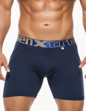 Boxeri Xtremen Sports Boxer Lift Dark Blue, 1 perechi, mărimea L Boxeri Xtremen Sports Boxer Lift Dark Blue, 1 perechi, mărimea L