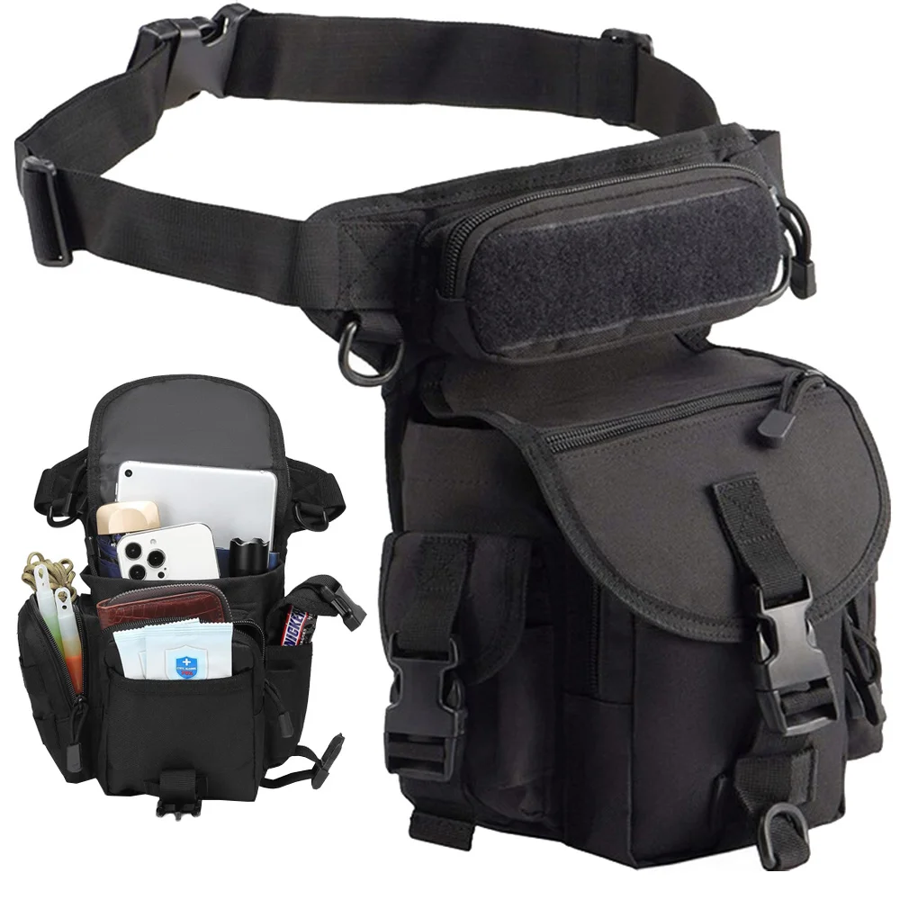 VERK Taška na stehno - černé