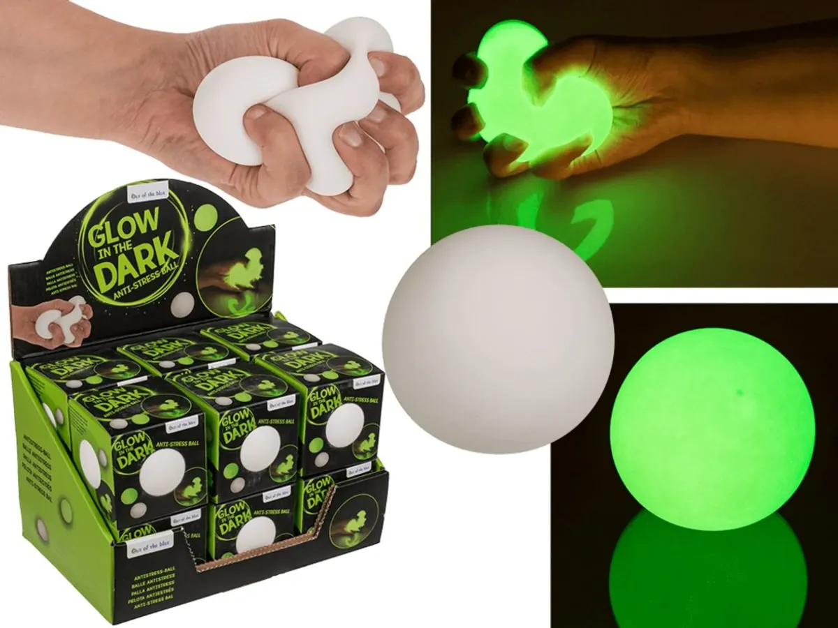 Antistresový míček svítící ve tmě