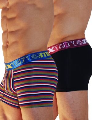 Pánské boxerky Xtremen -2 Pack- Microfiber Boxer DE, Velikost oblečení M Pánské boxerky Xtremen -2 Pack- Microfiber Boxer DE, Velikost oblečení M