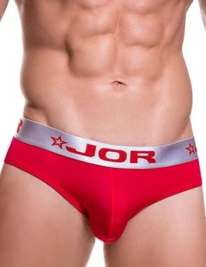 Pánské slipy Jor Soft Bikini Color Red, Velikost oblečení L Pánské slipy Jor Soft Bikini Color Red, Velikost oblečení L