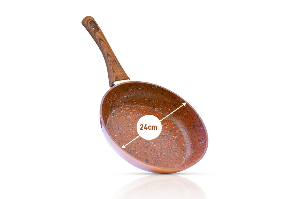 Mediashop Pánev Copper & Stone Pan - 24 cm - Livington