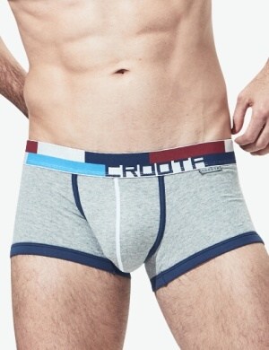 Pánské boxerky Croota Rectangular Edges P 01 Gray, Velikost oblečení M Pánské boxerky Croota Rectangular Edges P 01 Gray, Velikost oblečení M