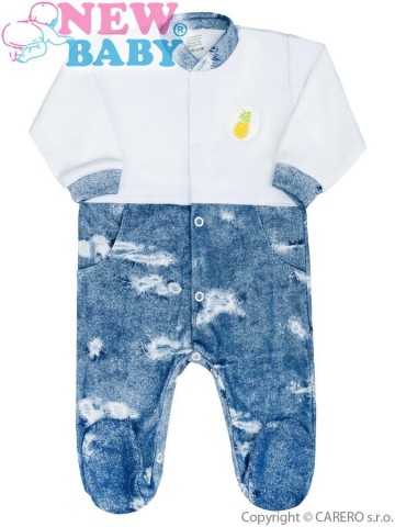 Dojčenský overal New Baby Light Jeansbaby biely Dojčenský overal New Baby Light Jeansbaby biely