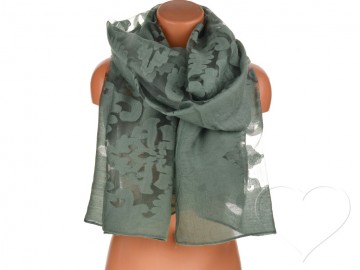 Dámský jednobarevný šátek - khaki Dámský jednobarevný šátek - khaki