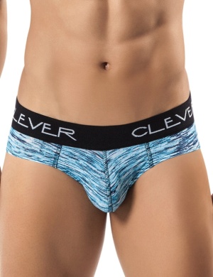 Pánské slipy Clever Fabriano Latin Brief bílo modré, Velikost oblečení XL Pánské slipy Clever Fabriano Latin Brief bílo modré, Velikost oblečení XL