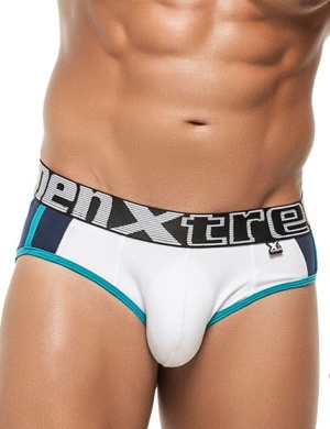 Pánské slipy Xtremen Sports Briefs bílé, Velikost oblečení XL Pánské slipy Xtremen Sports Briefs bílé, Velikost oblečení XL