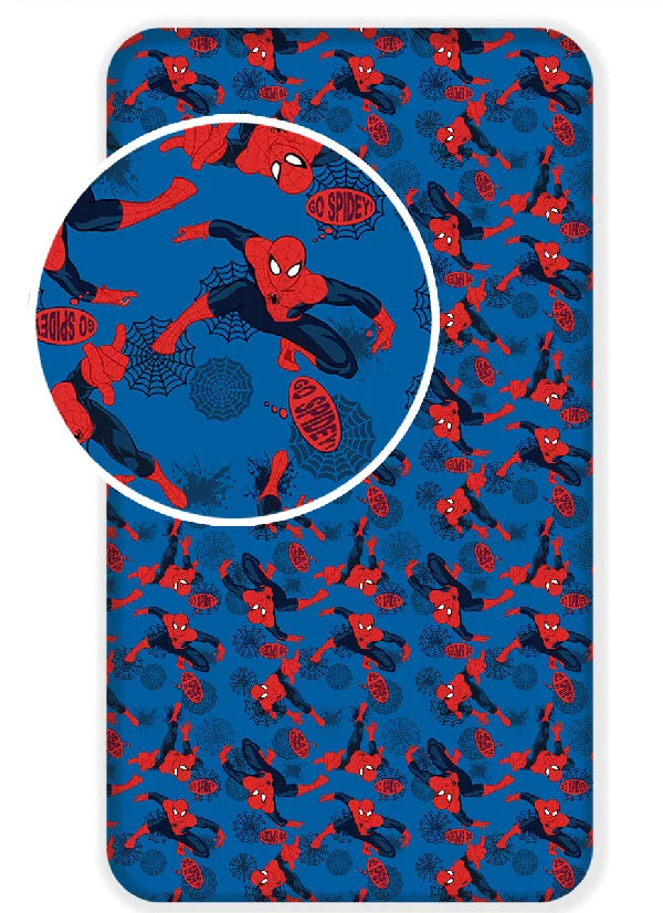 JERRY FABRICS Bavlněné prostěradlo - Spiderman 2017 - 90x200 - Jerry Fabrics