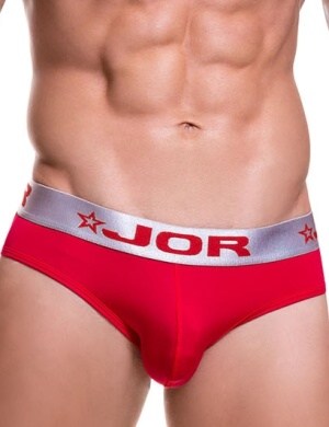 Pánské jocksy Jor Soft Bikini-Jocks Color Red, Velikost oblečení M Pánské jocksy Jor Soft Bikini-Jocks Color Red, Velikost oblečení M