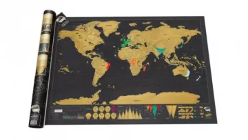 Zemljevid sveta za praske, izdaja Deluxe