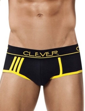 Pánské slipy Clever Stanford Sporty Brief černé, Velikost oblečení M Pánské slipy Clever Stanford Sporty Brief černé, Velikost oblečení M