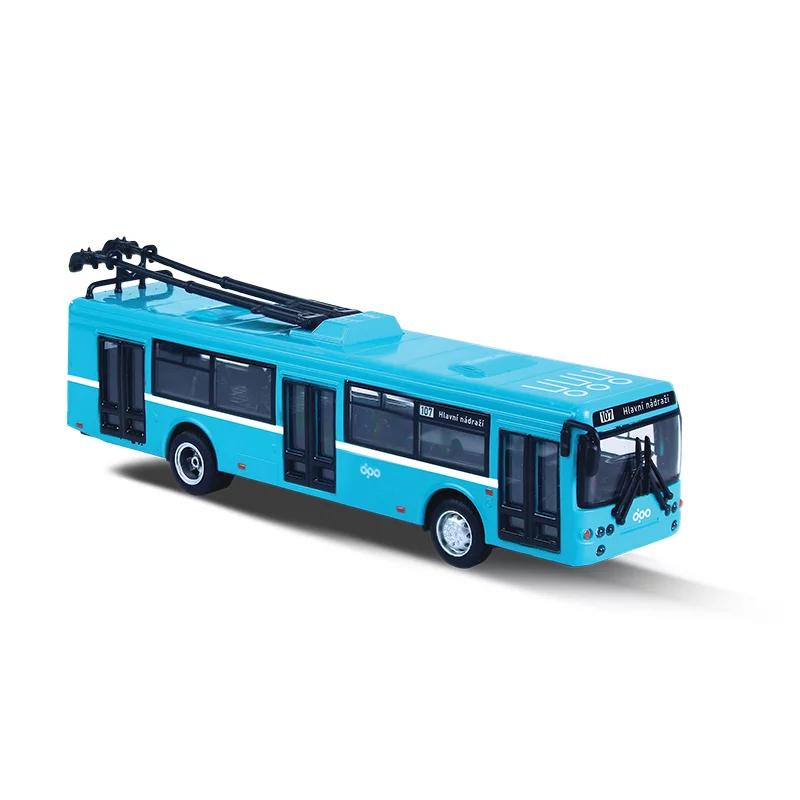 RAPPA Kovový trolejbus - DPO Ostrava - modrý - 16 cm - Rappa