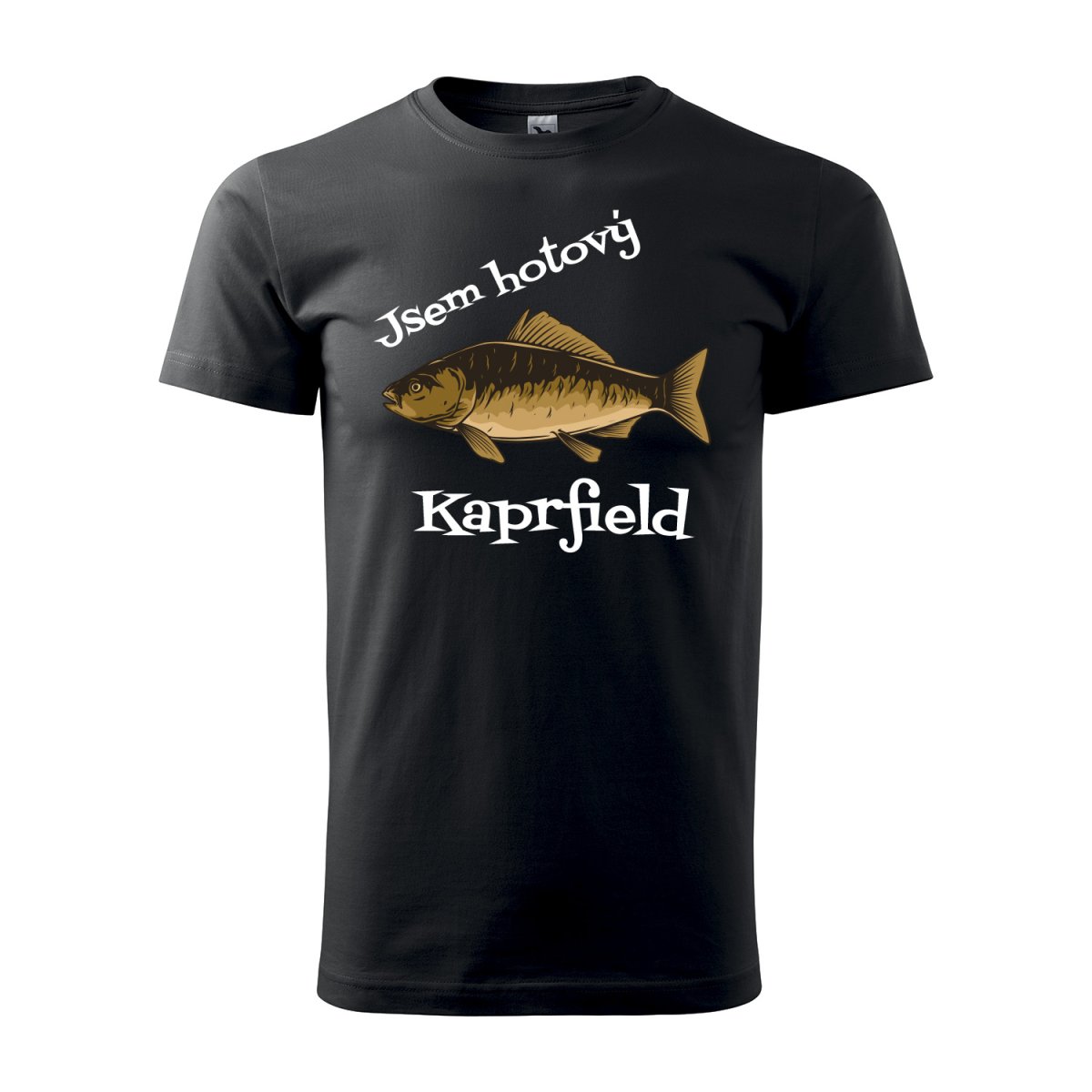 Tričko pro rybáře - Jsem hotový Kaprfield - velikost L