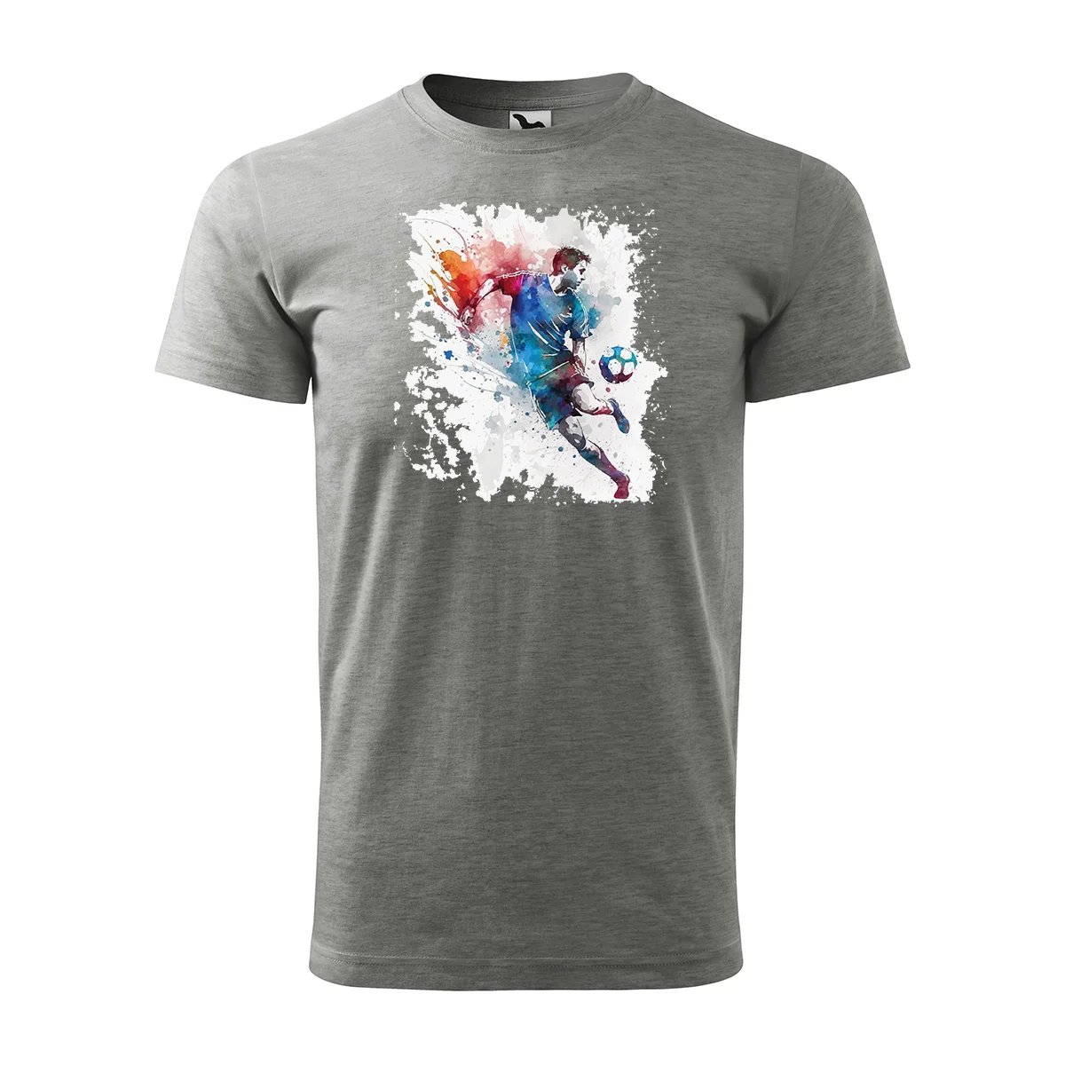 Sablio Tričko s potiskem Fotbalista 4 - šedé M