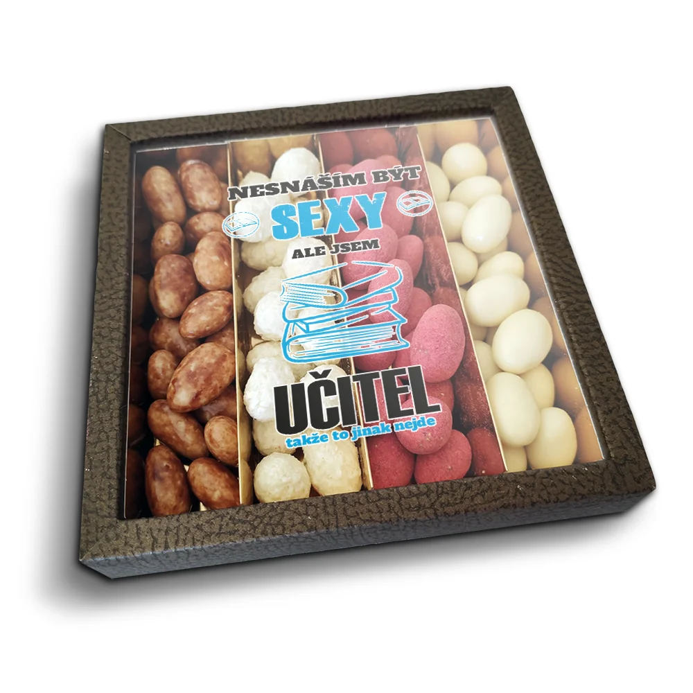 Sablio Mandle v čokoládě Nesnáším být sexy, ale jsem učitel - 4x 80g