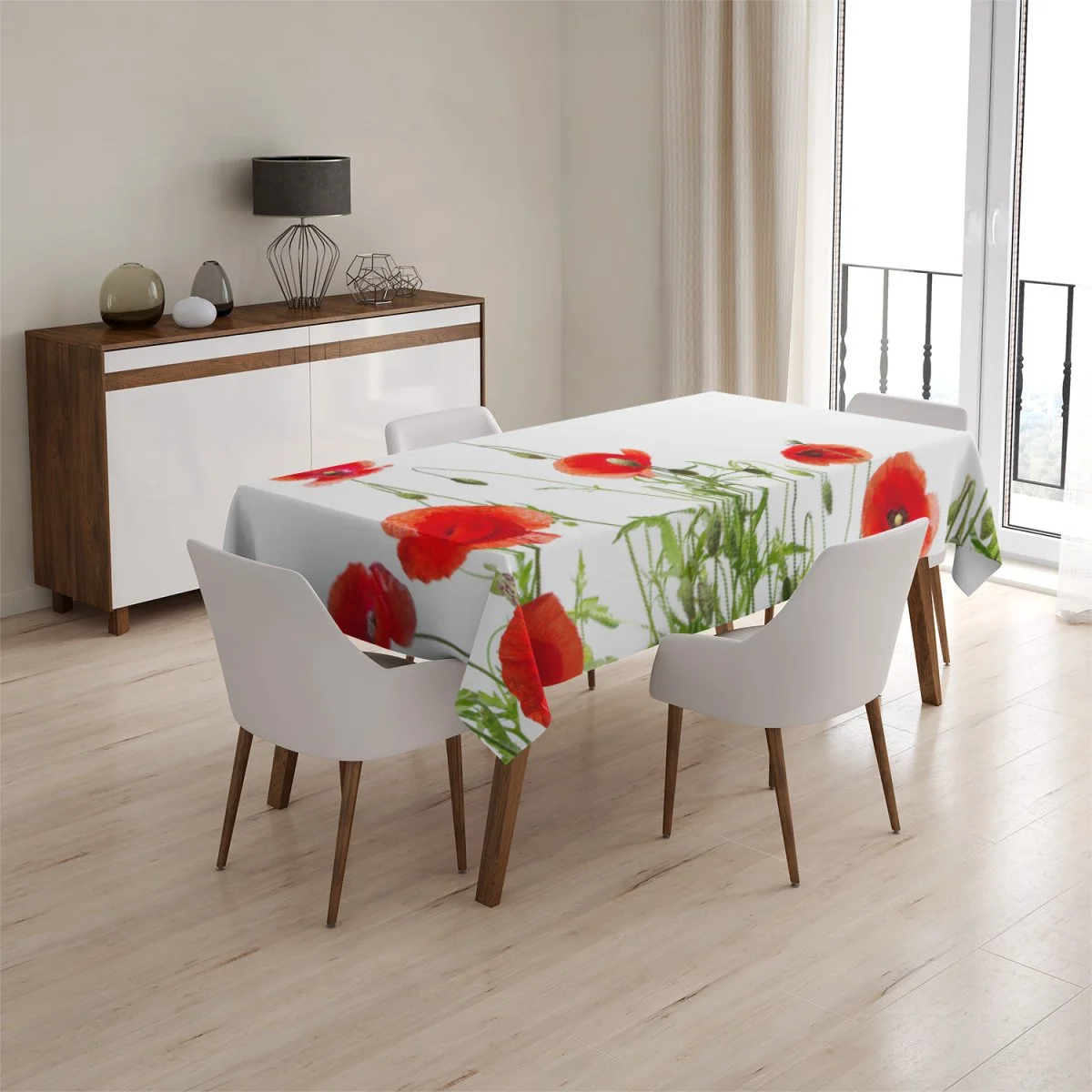 Ubrus Vlčí máky - 130x130 cm