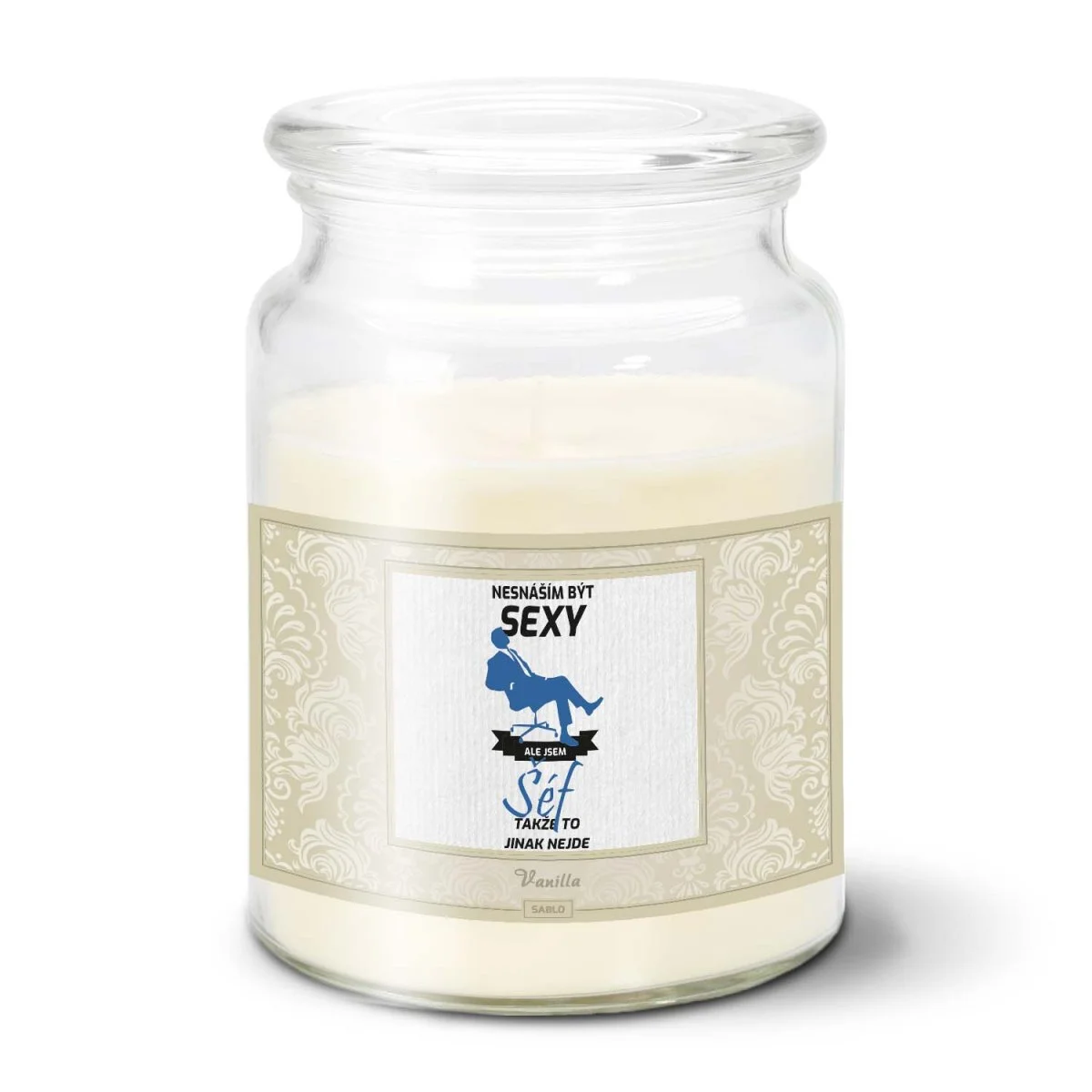 Sablio Svíčka Nesnáším být sexy, ale jsem šéf - 500 g