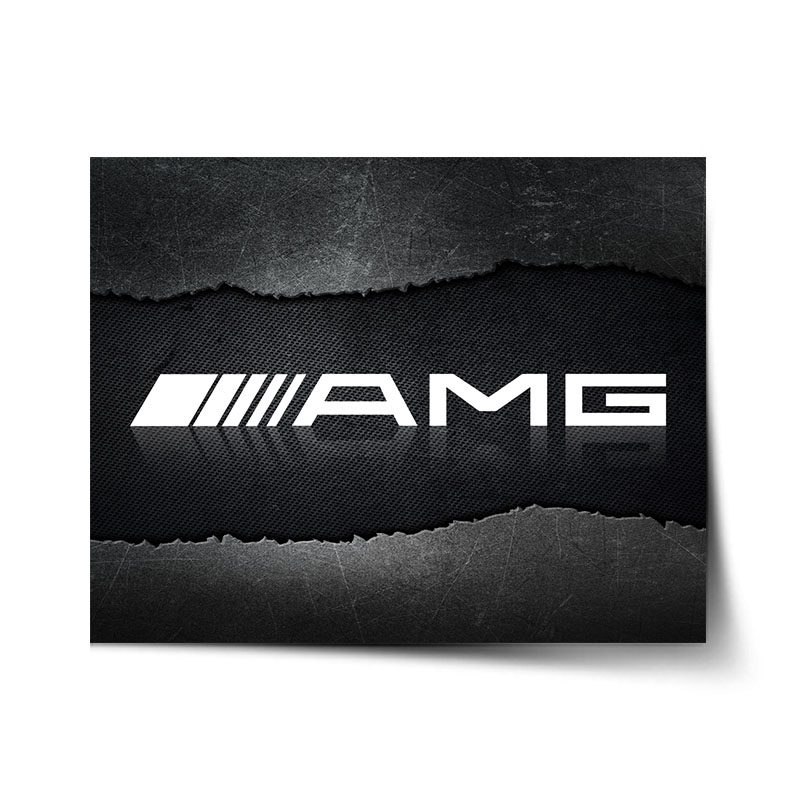 Sablio Plakát AMG černá - 60x40 cm