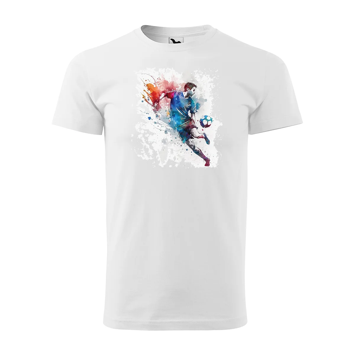 Sablio Tričko s potiskem Fotbalista 4 - bílé XL