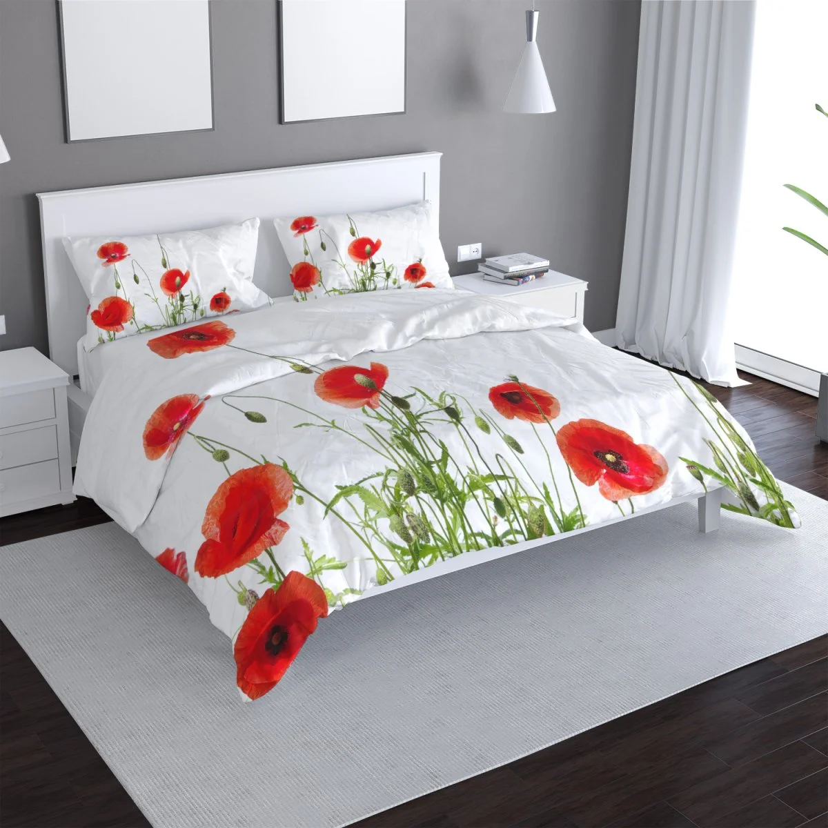 Povlečení Vlčí máky - 140x220 / 90x70