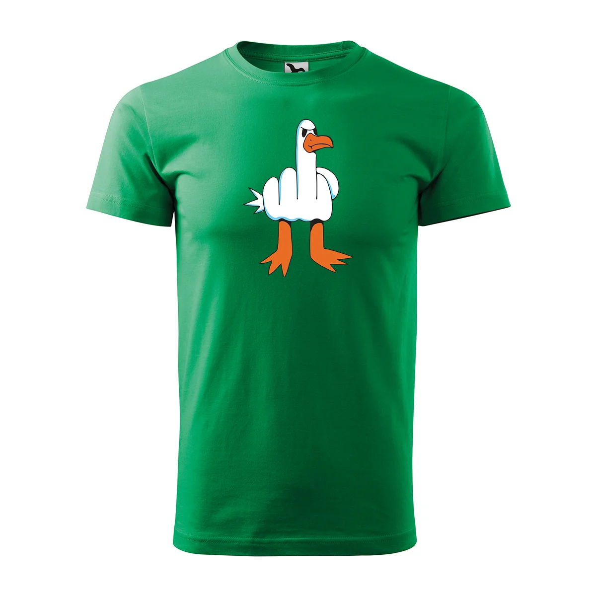 Sablio Tričko s potiskem Fuck Duck - zelené 3XL