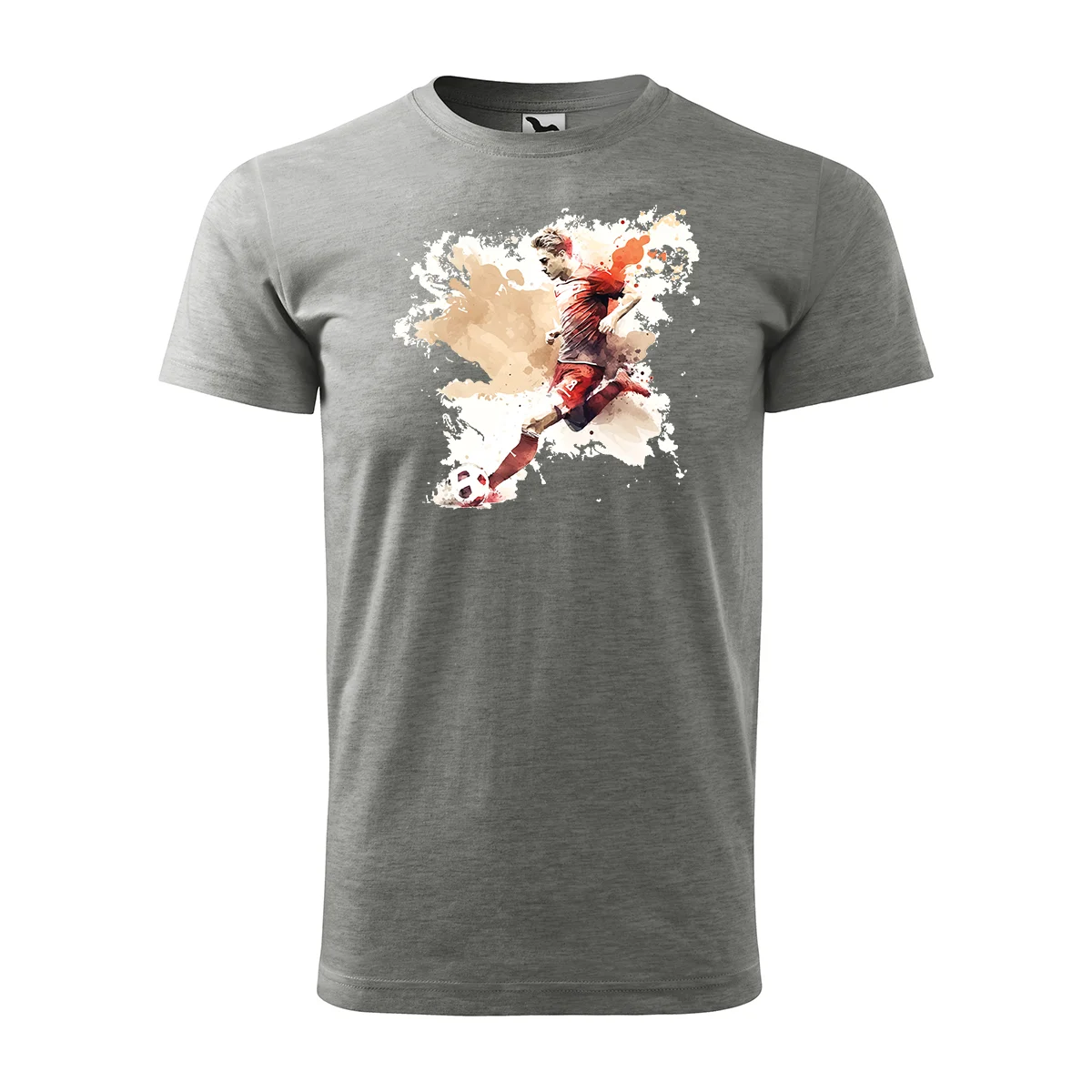 Sablio Tričko s potiskem Fotbalista 2 - šedé 3XL
