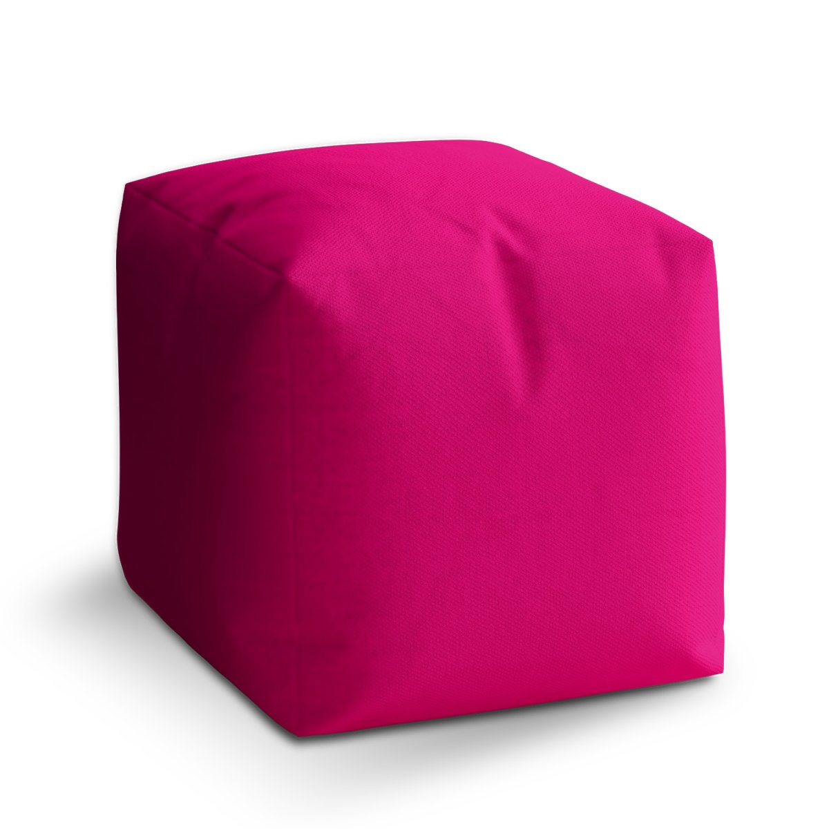 Sablio Taburet Cube Sytě růžová: 40x40x40 cm