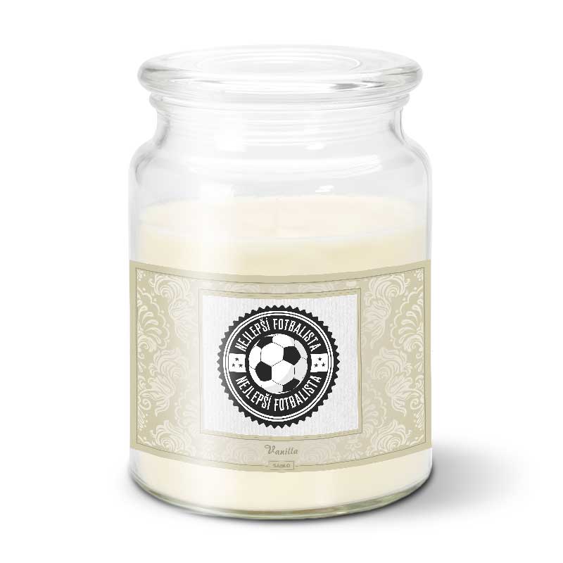 Sablio Svíčka Nejlepší fotbalista - 500 g