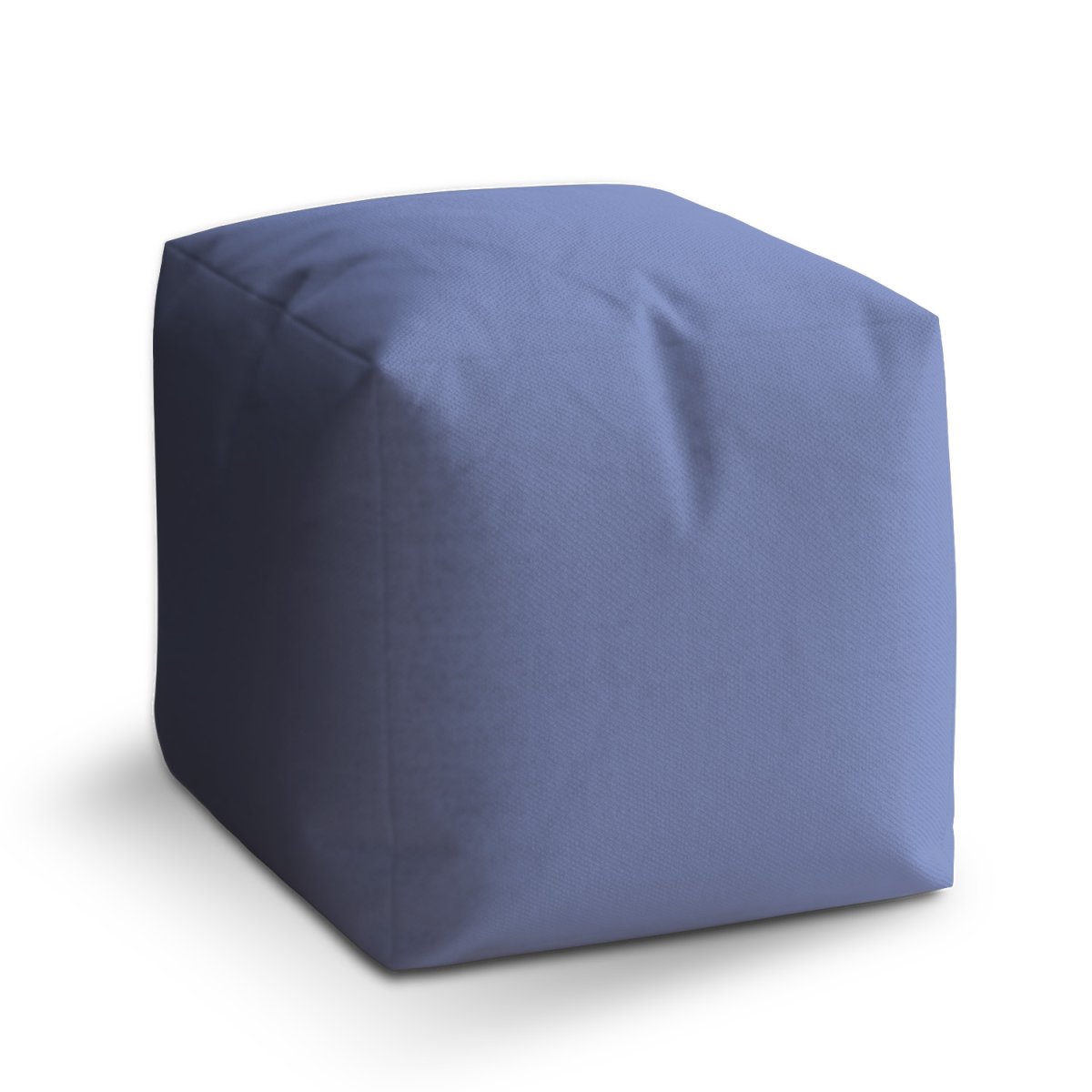Sablio Taburet Cube Fialově modrá: 40x40x40 cm