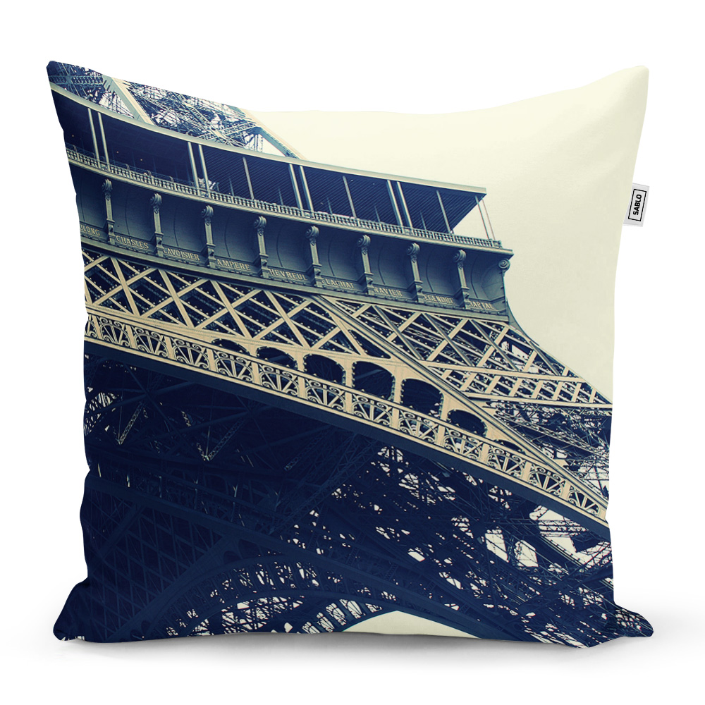 Sablio Polštář Eiffel Tower - 50x50 cm