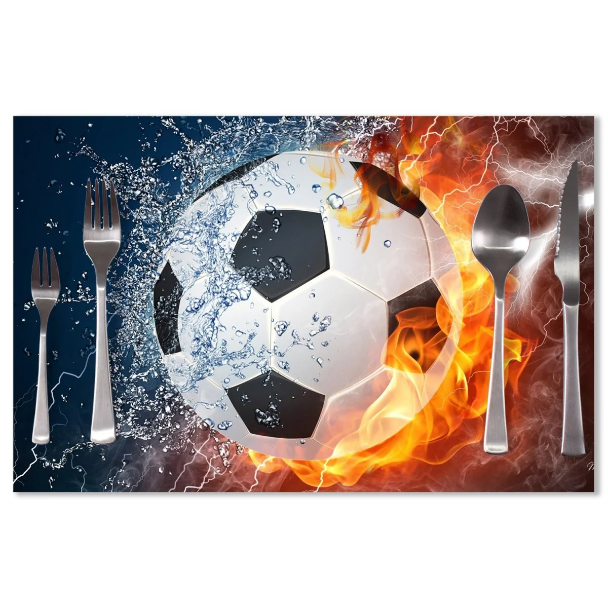 Sablio Prostírání Fotbalový míč: 40x30cm