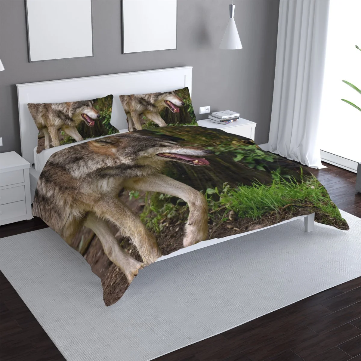 Povlečení Vlk - 140x200 / 90x70