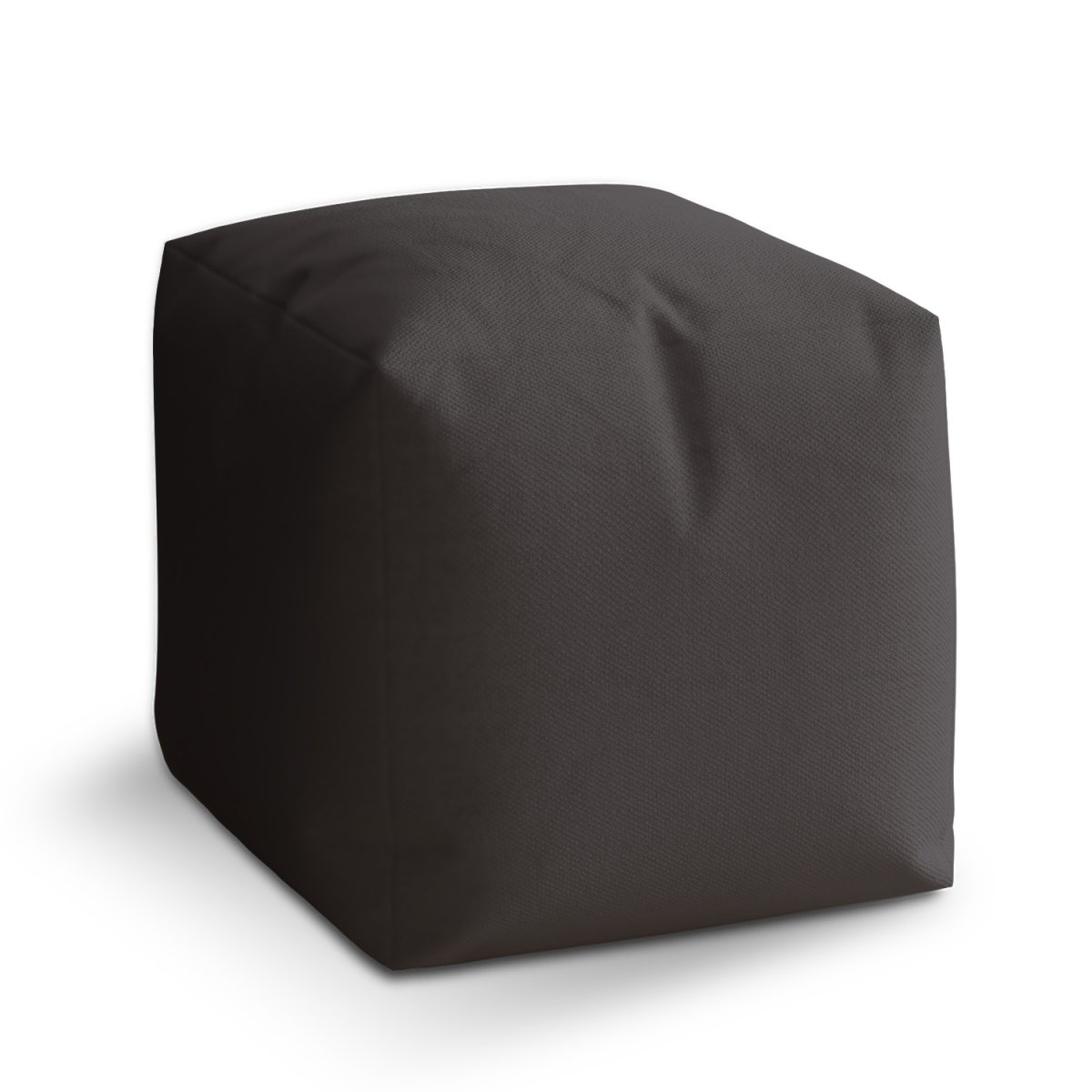 Sablio Taburet Cube Charcoal: 40x40x40 cm