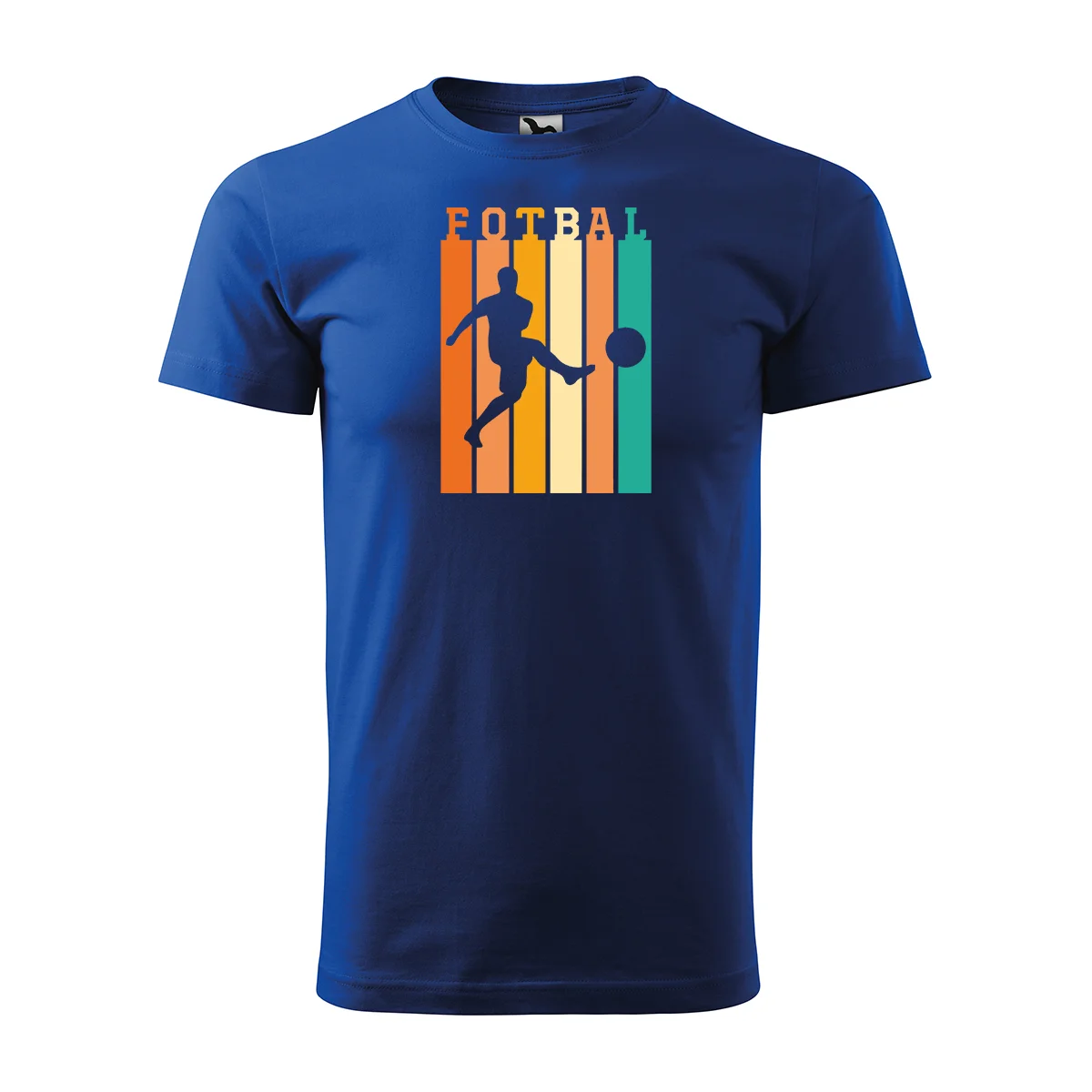 Sablio Tričko s potiskem Fotbalista Pastels - modré XL