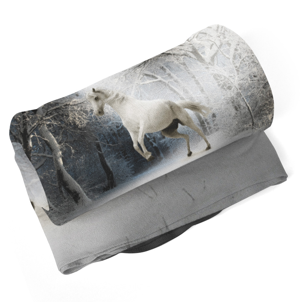 Deka Bílý kůň - 150x120 cm