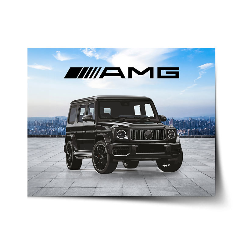 Sablio Plakát AMG auto - 90x60 cm