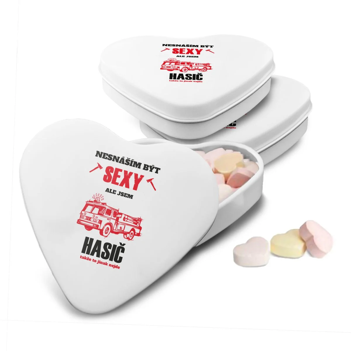 Bonbónky Nesnáším být sexy, ale jsem hasič - 3 ks