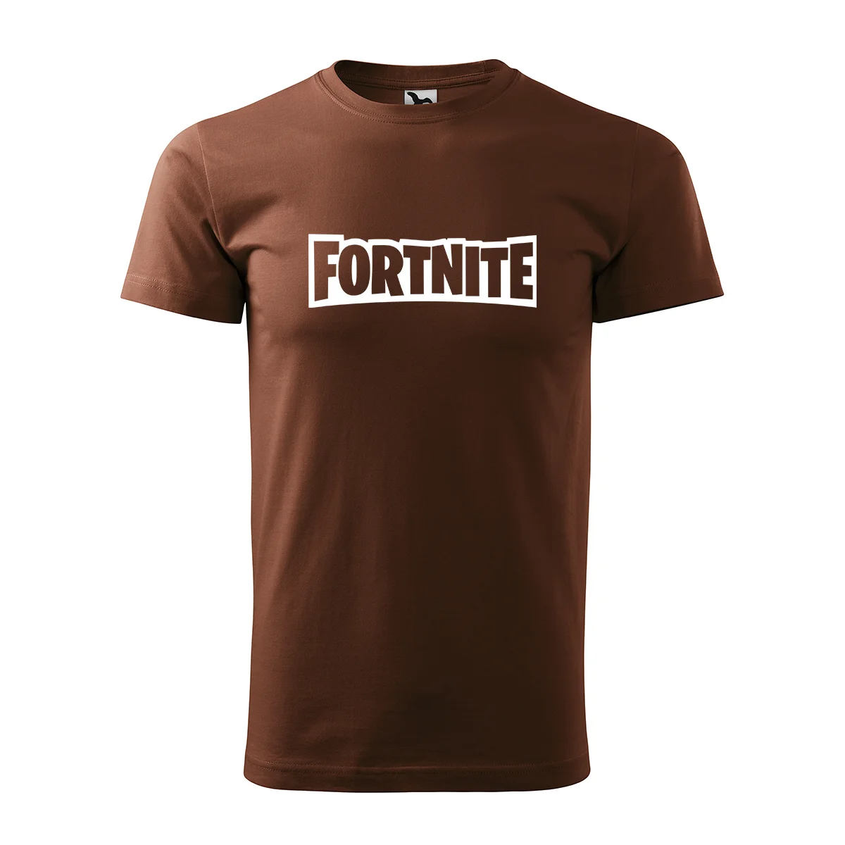 Tričko s potiskem Fortnite - hnědé S