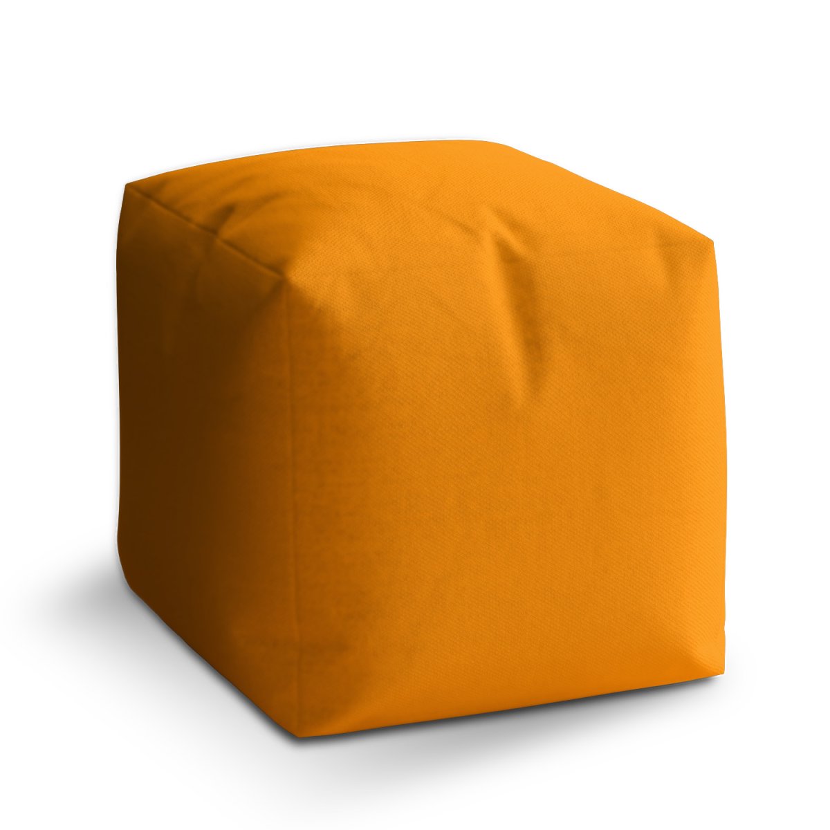 Sablio Taburet Cube Neonová oranžová: 40x40x40 cm