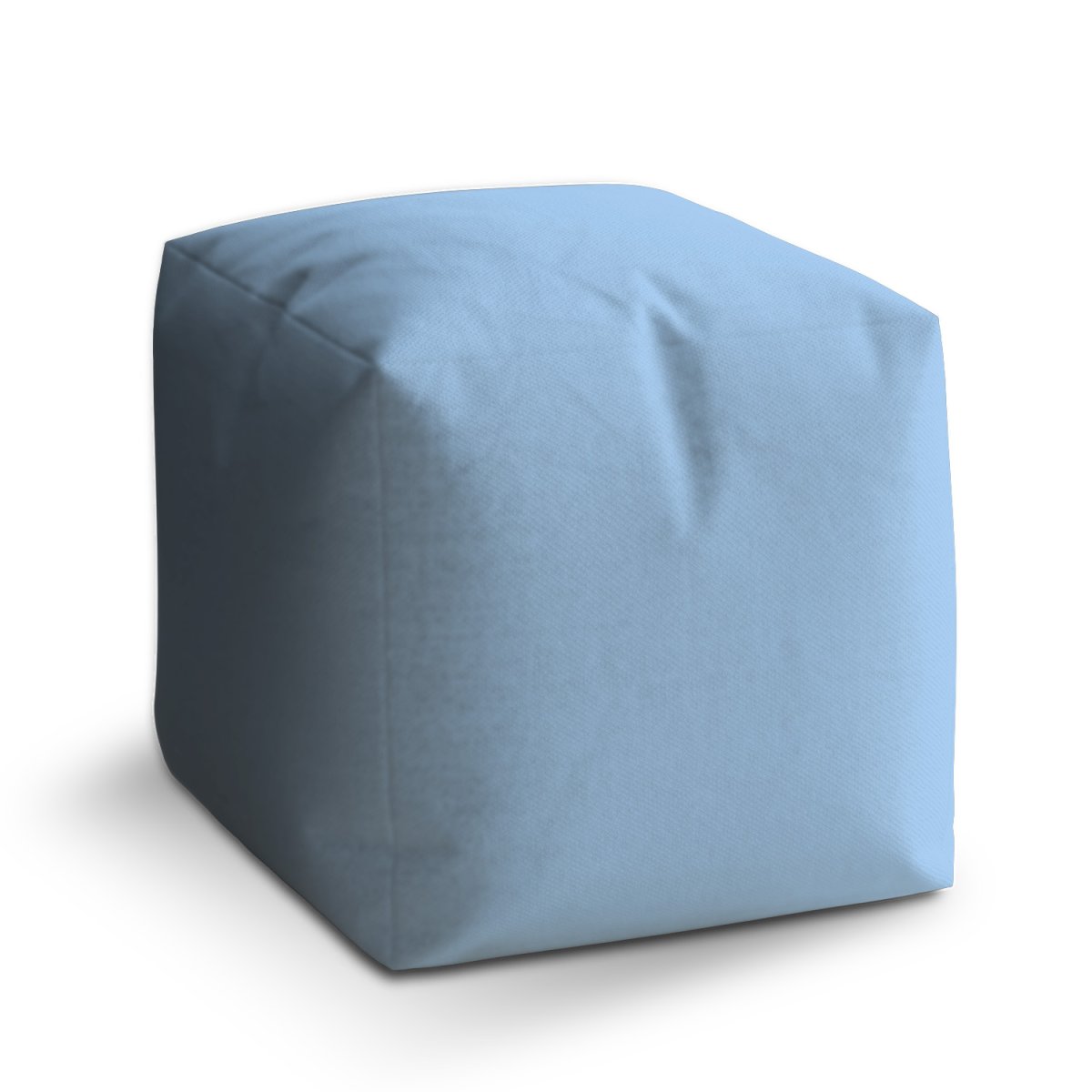 Sablio Taburet Cube Modrá sky blue: 40x40x40 cm