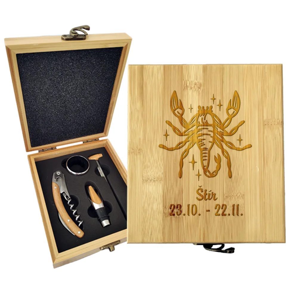 Sablio Dárková sada na víno Štít: 147×168×49 mm