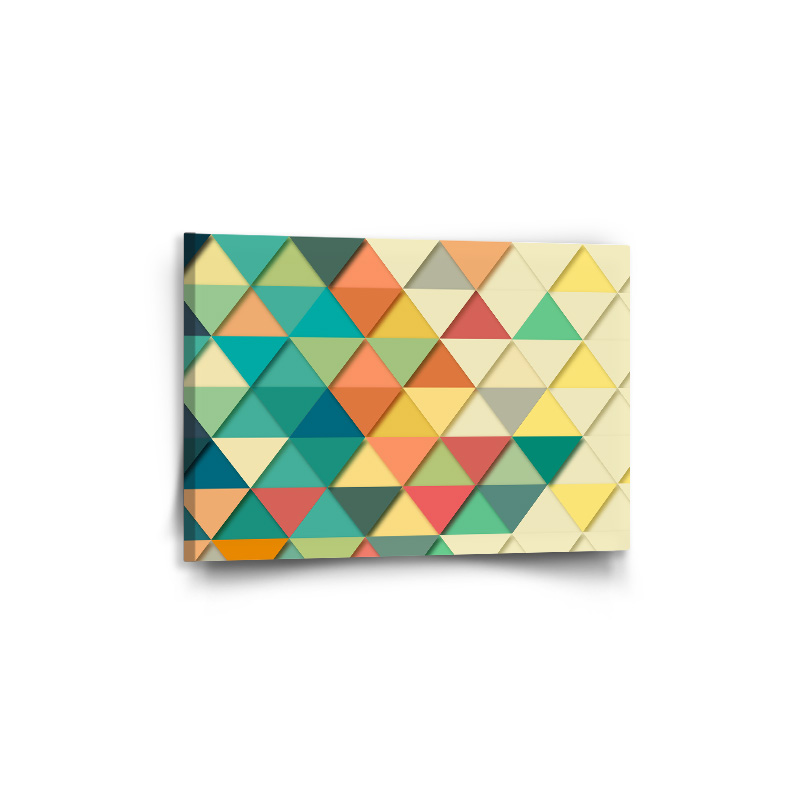 Sablio Obraz Trojúhelníky - 60x40 cm